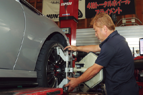 GARAGE SAMURAI:4輪アライメント調整
