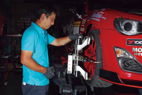 MOSTAIN MOTOR BAR:アーム特性を徹底研究して開発したオリジナル車高調