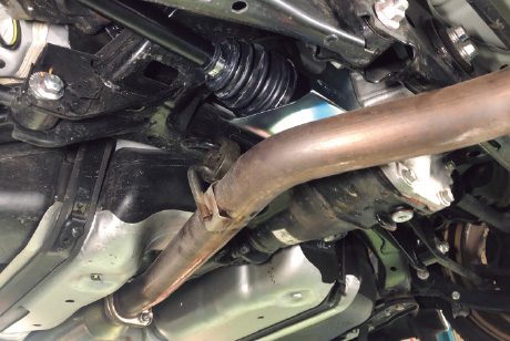 86/BRZ対応のドライブシャフト用遮熱板