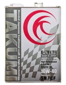 【TAKUMI MOTOR OIL】スポーツカーやチューニングカーに最適なオイル「X-TREME」に10W-40を追加