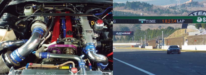 FSWを1分55秒586で駆け抜けるサーキット仕様のJZX100を製作