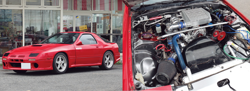 ハイフロータービン仕様のFC3S