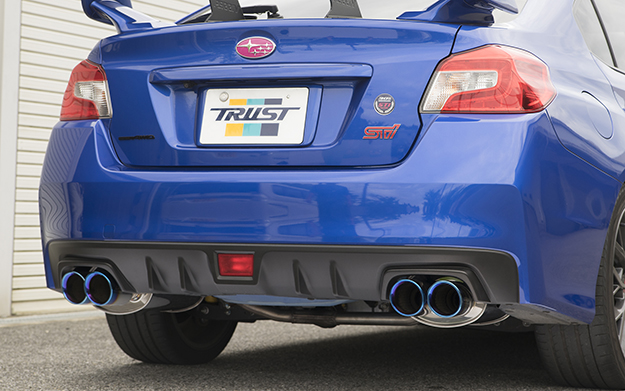 インプレッサ wrx sti トラストマフラー