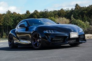 スープラRZ用のむき出しエアクリーナー【DRY CARBON RACING SUCTION for DB42】 - ●GR Supra RZ Front