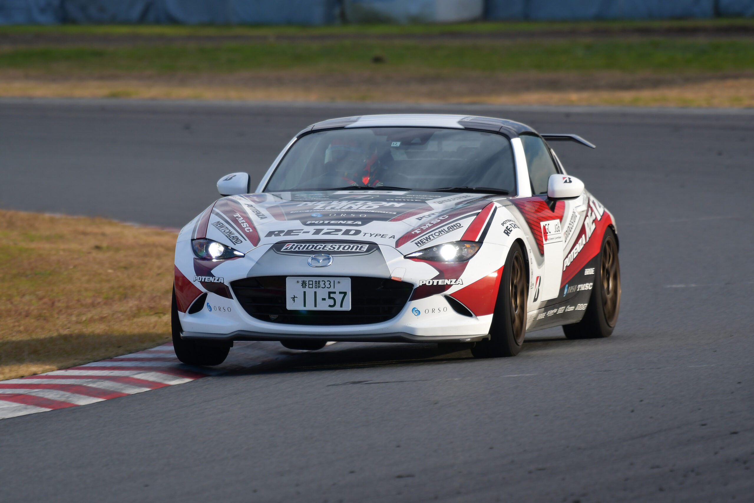 ユウ ロードスターRF「JG6クラスチャンピオン車両は、高いコーナリングスピードを保った走りが可能」全日本ジムカーナ車両筑波タイムアタック