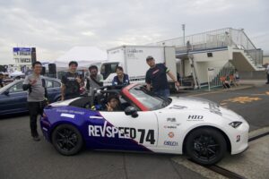 「梅田剛の予選車載とロガーも公開！」レブスピードの六大会連続ポールと、新型NR-Aと、カーボンニュートラル燃料と、ギネス世界記録への挑戦と。【第35回メディア対抗ロードスター4時間耐久レース】 - 850_0370