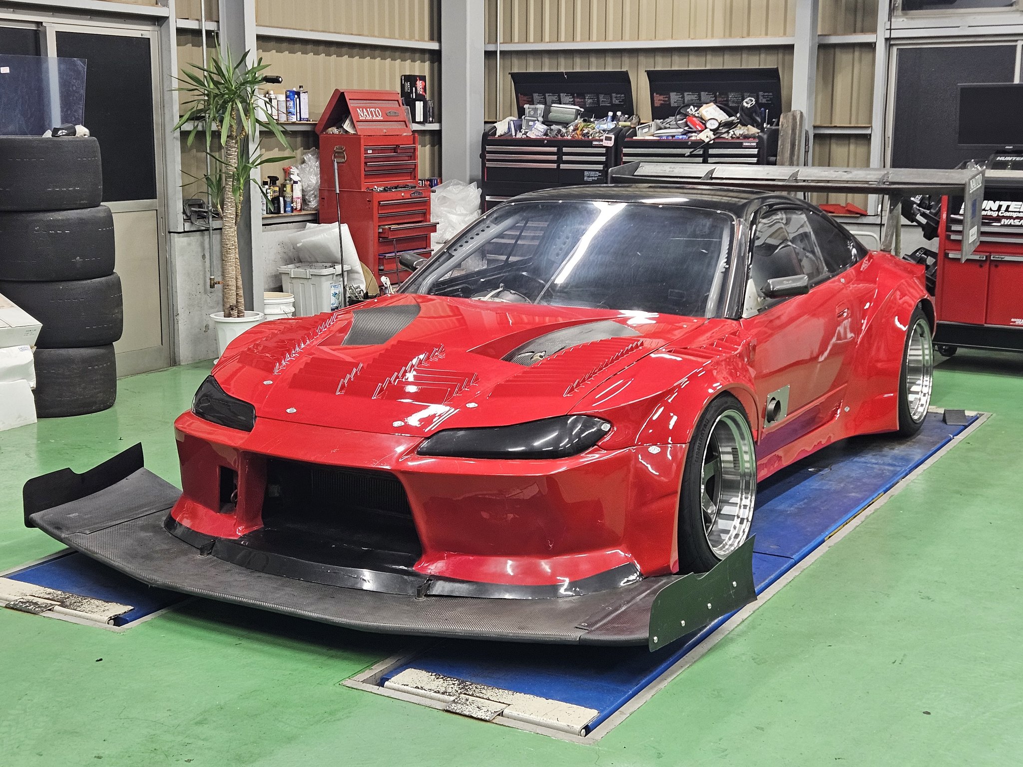 ナイトー自動車販売からは2台のオープンクラス車両がエントリー「S15シルビア　内藤頼康／NCECロードスター　内藤源氏」12/19開催REVSPEED 筑波スーパーバトル事前情報