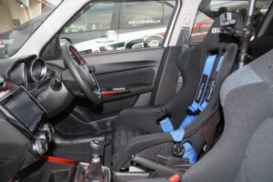 ツイストビームの粘り対策にスタビバーを装着「クスコ　ZC333S スイフトスポーツ」筑波スーパーバトル - TAHI0124