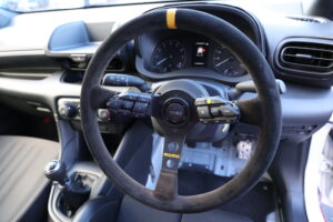 ジムカーナSPLに仕様変更して大幅にタイム短縮「斉藤邦夫　MXPA10 ヤリス」全日本ジムカーナ車両 筑波タイムアタック - 149A5203