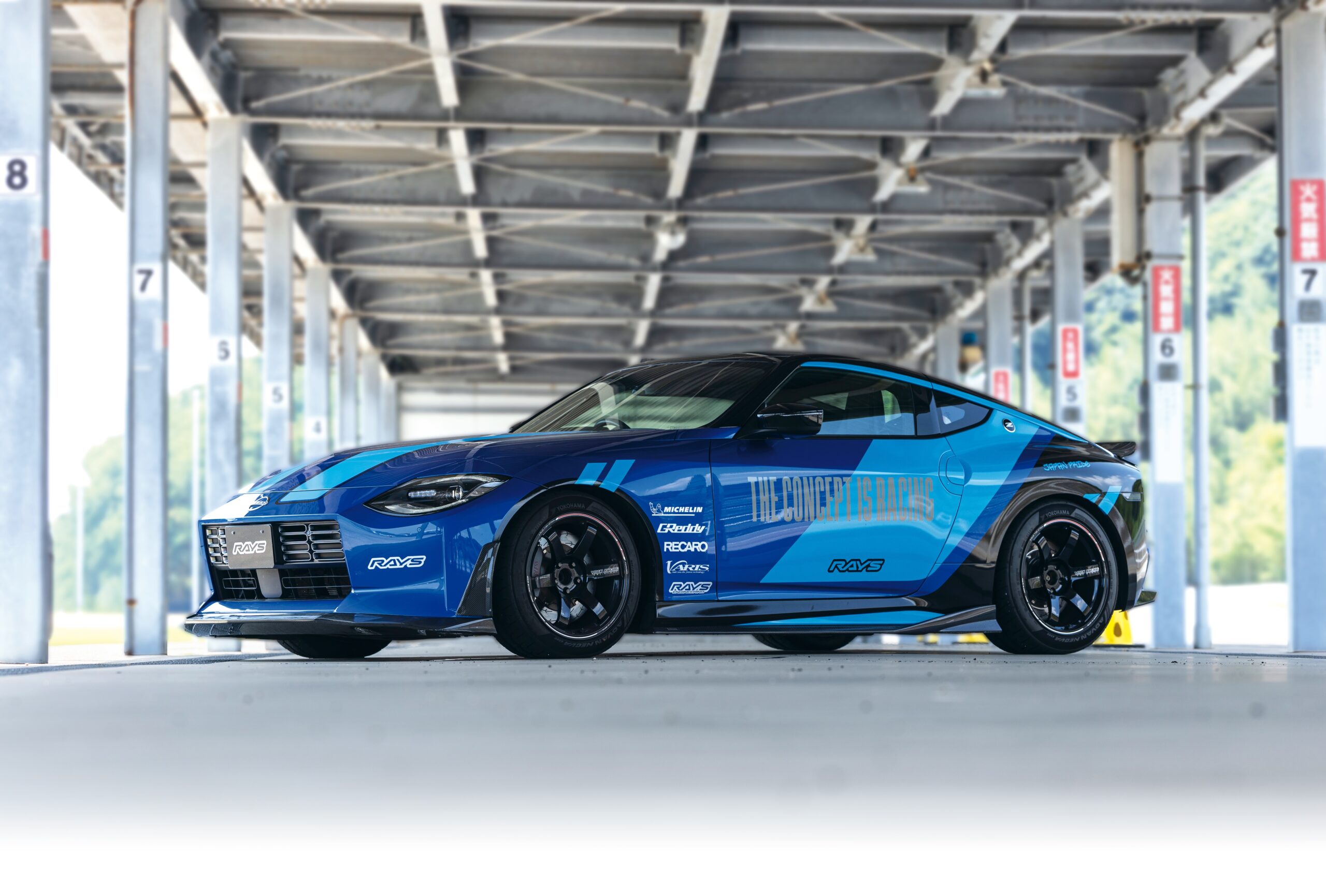 RZ34 FAIRLADY Zで RAYSホイール乗り比べ