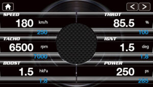 ブリッツのOBDモニター『タッチブレインプラス』に、GR86/BRZ(Z#8)専用通信を搭載。油温、燃圧、インジェクター、燃費、触媒温度、ブレーキ液圧、空燃比の表示が可能。従来モデルも無料アップデートで対応可能に！ - tbplus_digital6