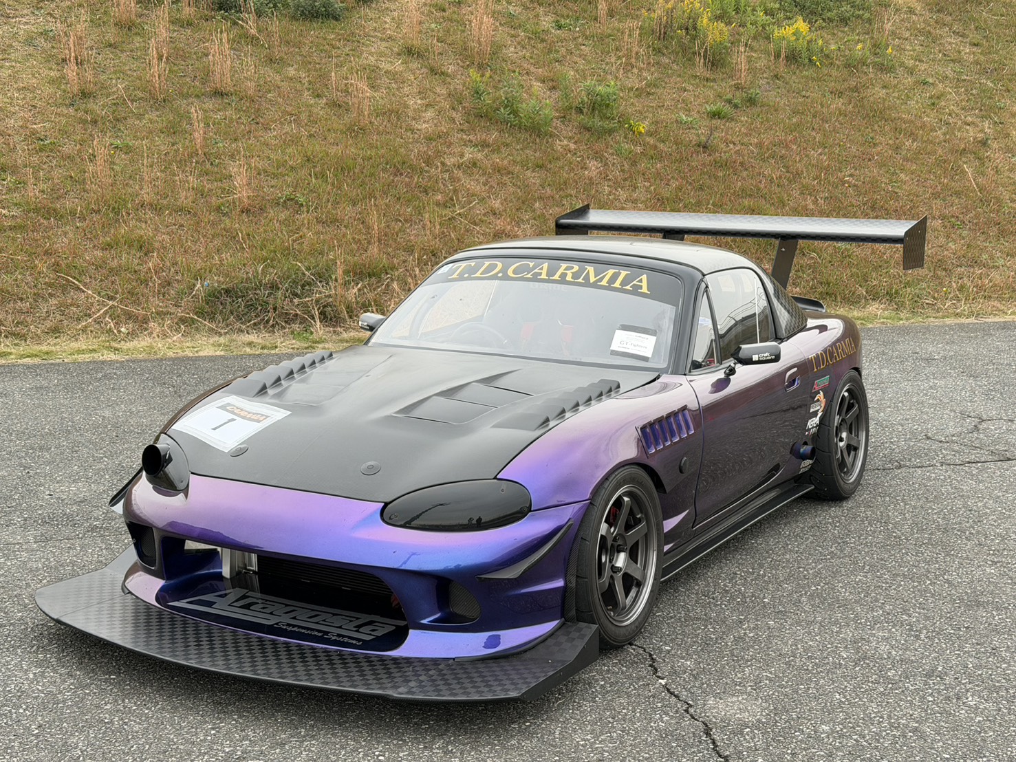 実測841kg!  大幅なダウンフォース向上で１分切りを狙う「CARMIA  NB8C ロードスター」12/18開催 37th REVSPEED 筑波スーパーバトル事前情報