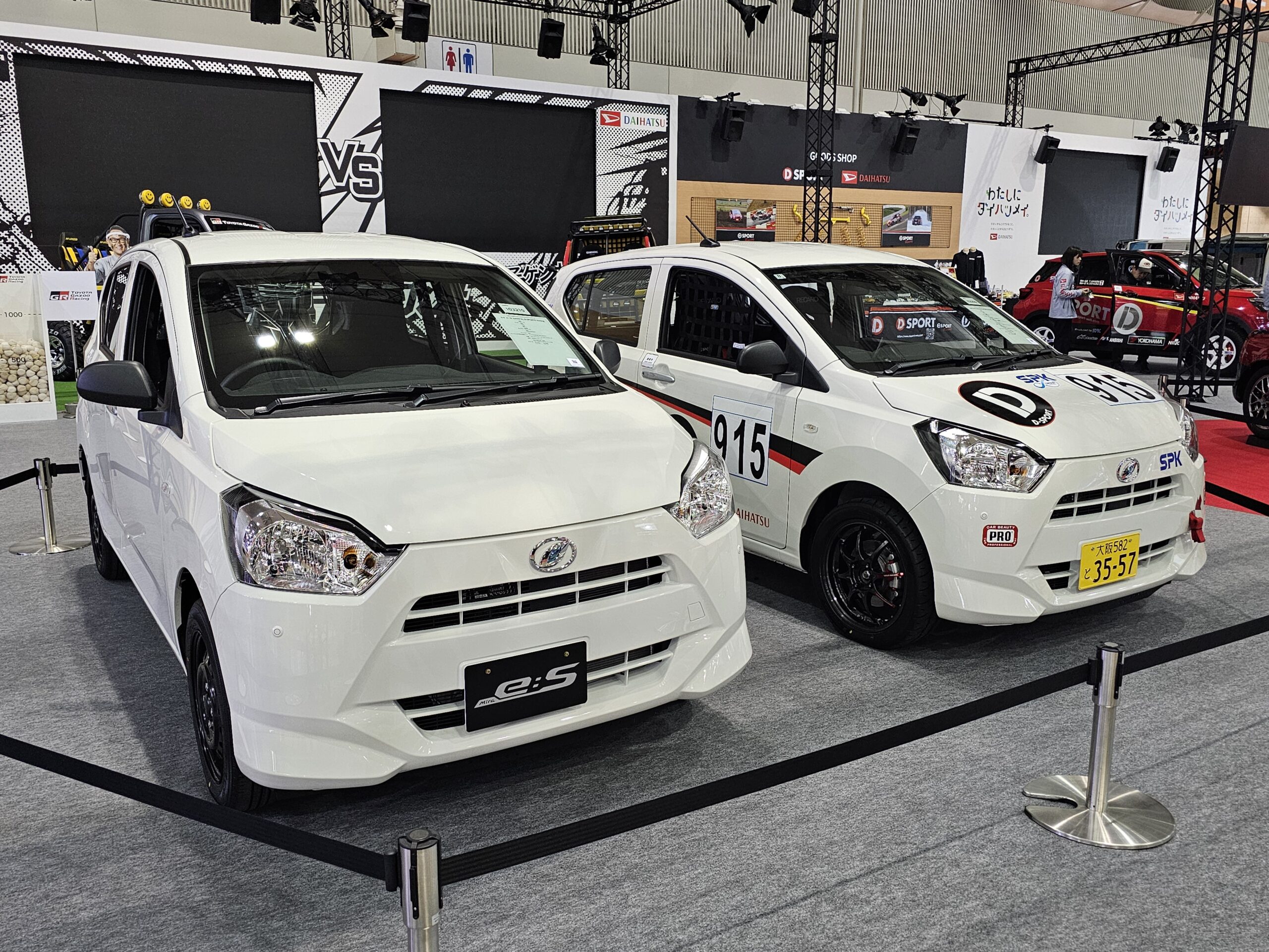 DAIHATSU「ミライース tuned by D-SPORTS RacingもコペンのFR車 K-OPEN