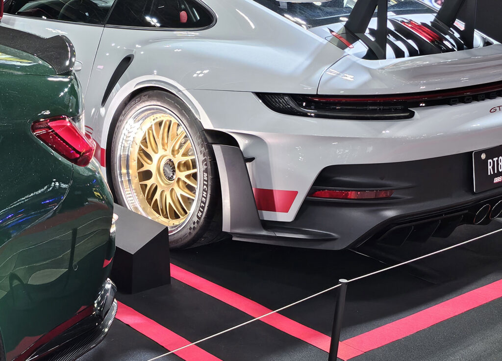 BBS「鍛造2ピースのRT88を披露　ポルシェ／BMW系からリリース予定」東京オートサロン2026