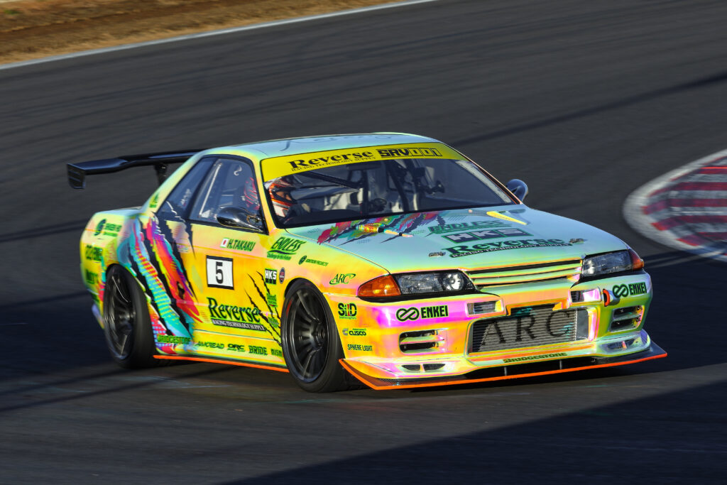 56秒台は確実だと狙っていた2.7ℓの800ps仕様「リバース 　R32 スカイラインGT-R」筑波スーパーバトル