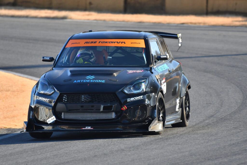 中間域でのツキのよさを 重視したタービン選び 「RISE YOKOHAMA ZC33S SWIFT Sport」筑波スーパーバトル