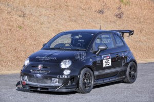 サスセッティングでの限界を極める「レイル アバルト595」筑波スーパーバトル - TSB25_055