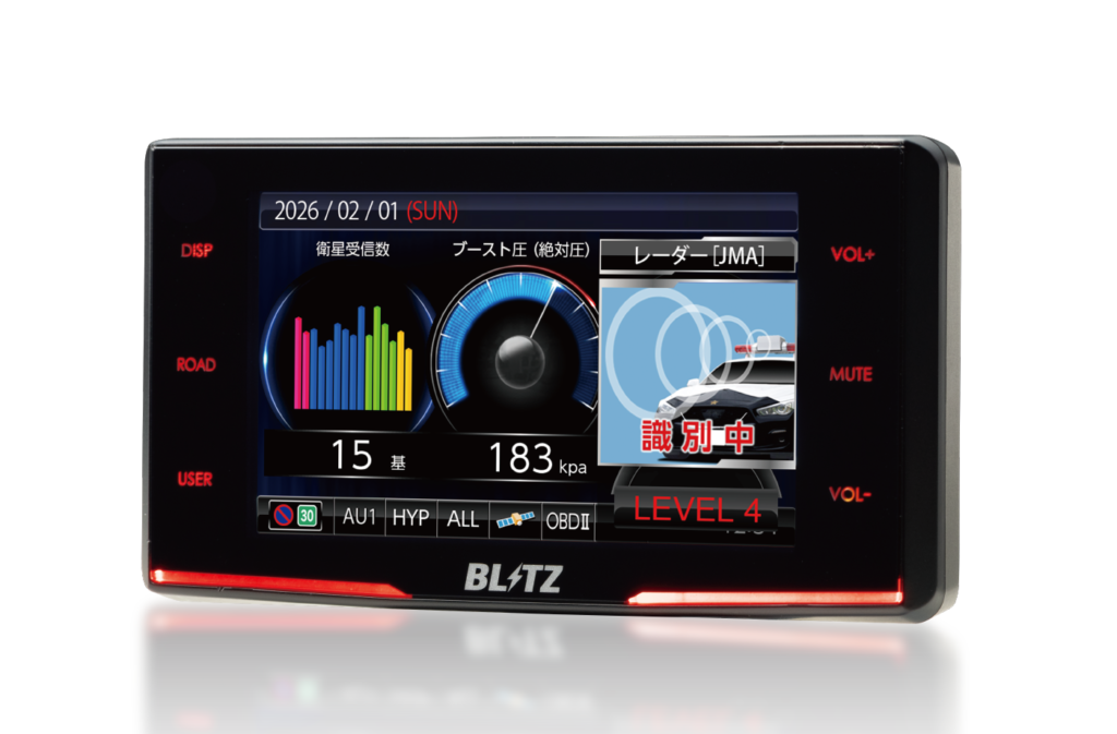 BLITZの新作レーザー&レーダー探知機『 Touch-LASER TL316R』が2月16日より販売開始
