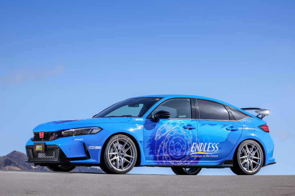 ENDLESS   FL5 シビックタイプR「純正の電子制御ダンパーとリアキャリパーを活せる、注目のダウンスプリングと前後ブレーキシステム」