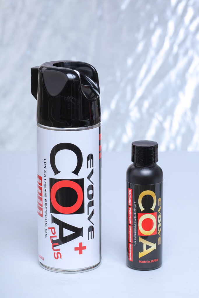 潤滑性能を高めたHPIのオイル添加剤　EVOLVE COAシリーズ